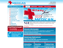 Tablet Screenshot of medican.pl